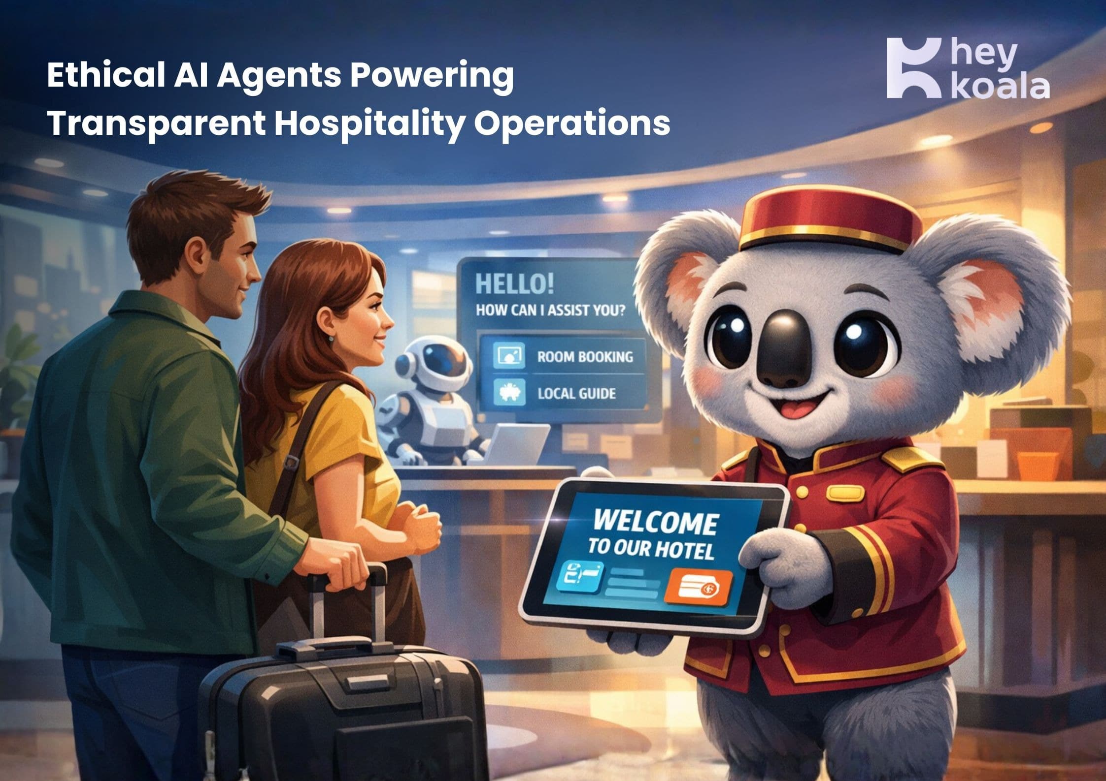 Ethical AI agents powering transparent hospitality operations - heykoala ai