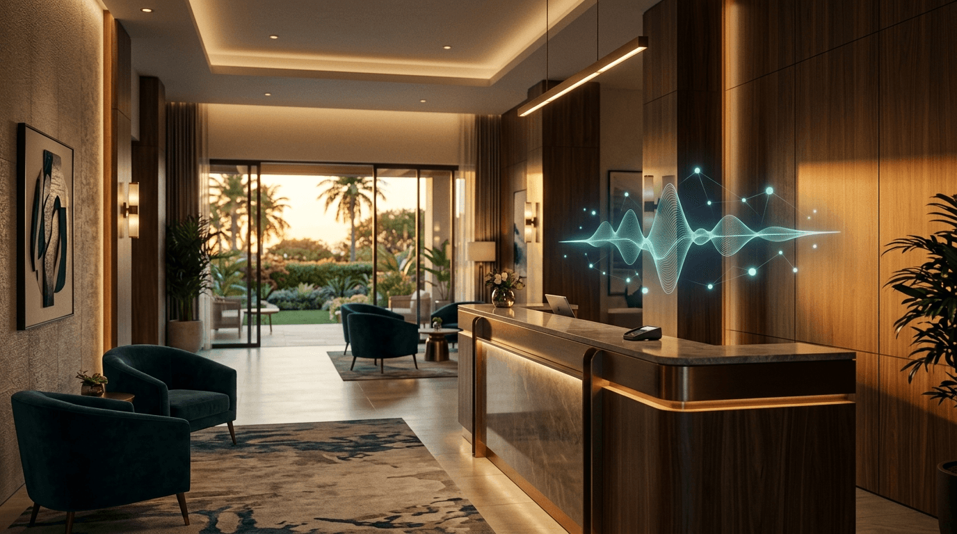 Enterprise AI voice agent handling reservation calls for a luxury hospitality group