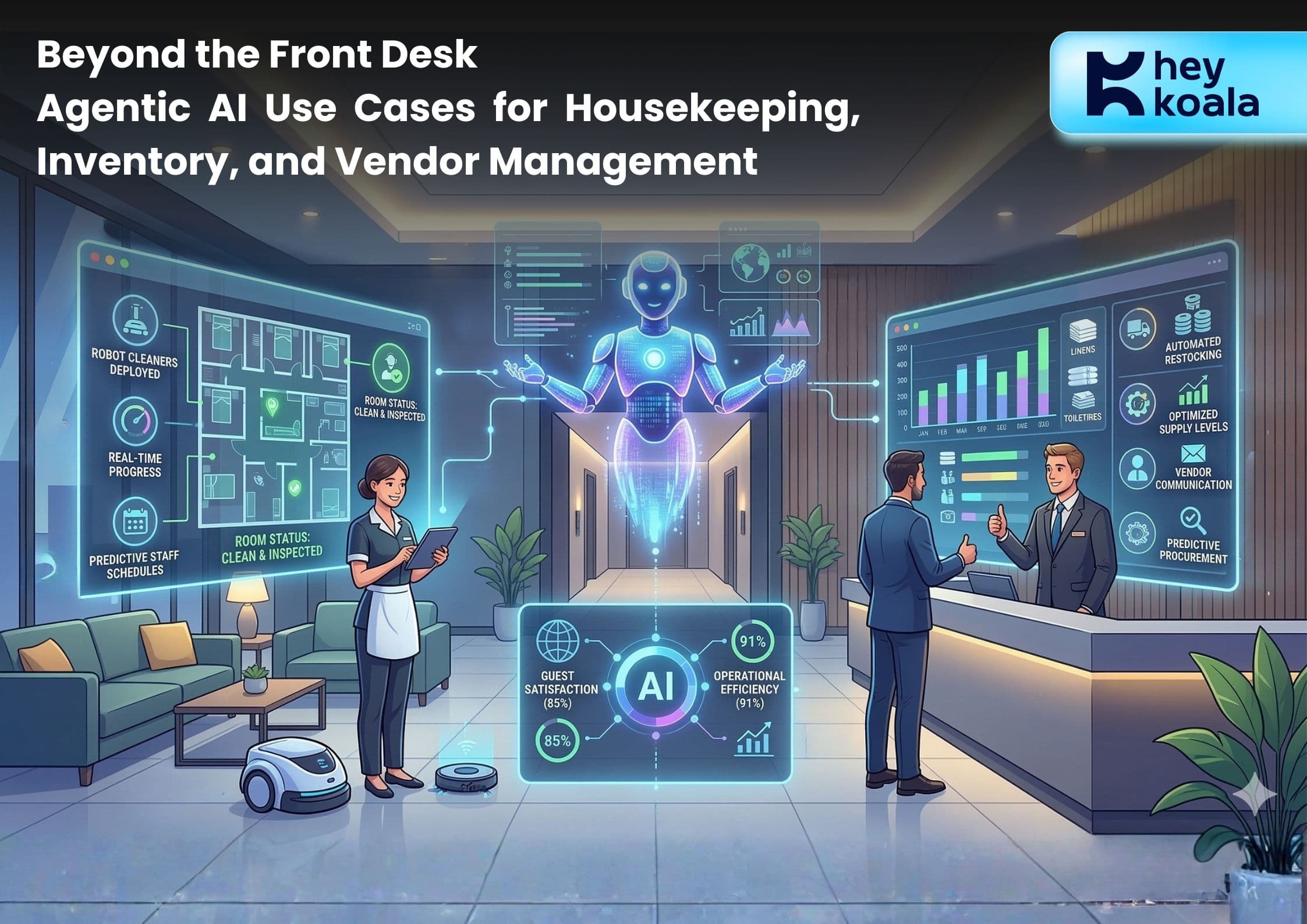 Agentic AI Use Cases for Housekeeping, Inventory, and Vendor Management- Blog Banner